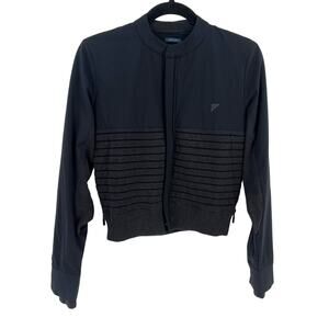 UAS Under Armour Sportswear Full Zip Jacket Womens Size XS Black